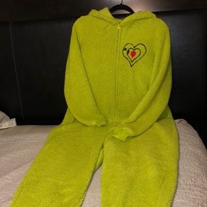 grinch onesie pajamas